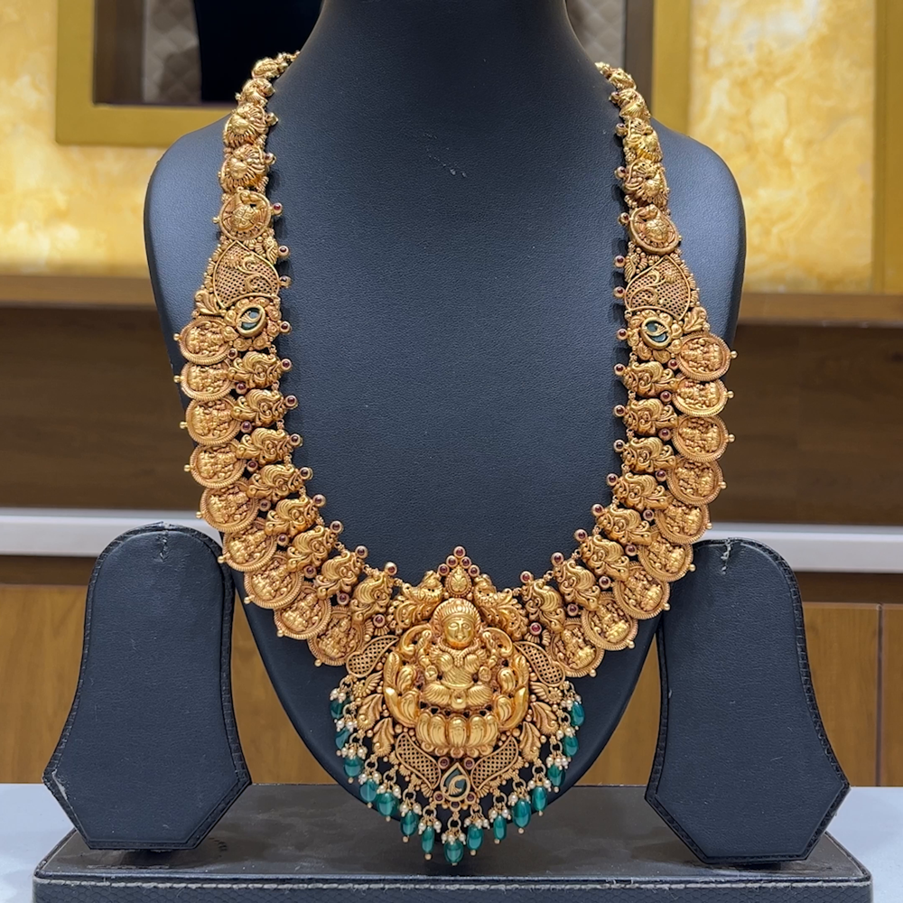 MUKUNDA JEWELLERS 69.375gms HARAMS 22K Antique