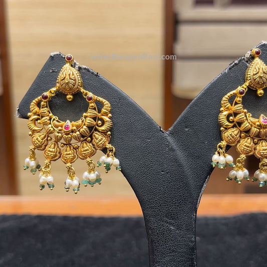 Chennai Shopping Mall 12.286gms EARRINGS 22K Antique