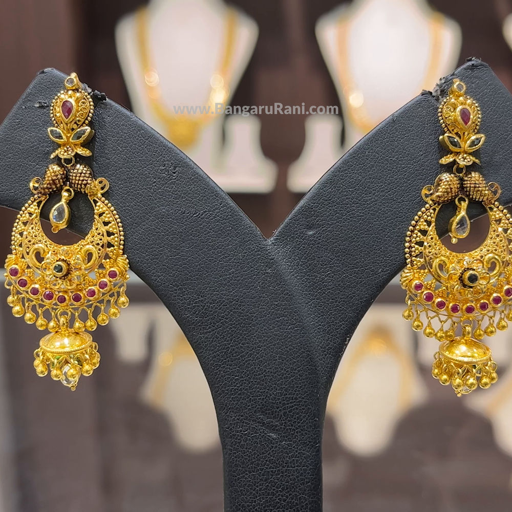 CMR 8.103gms EARRINGS 22K Yellow Gold