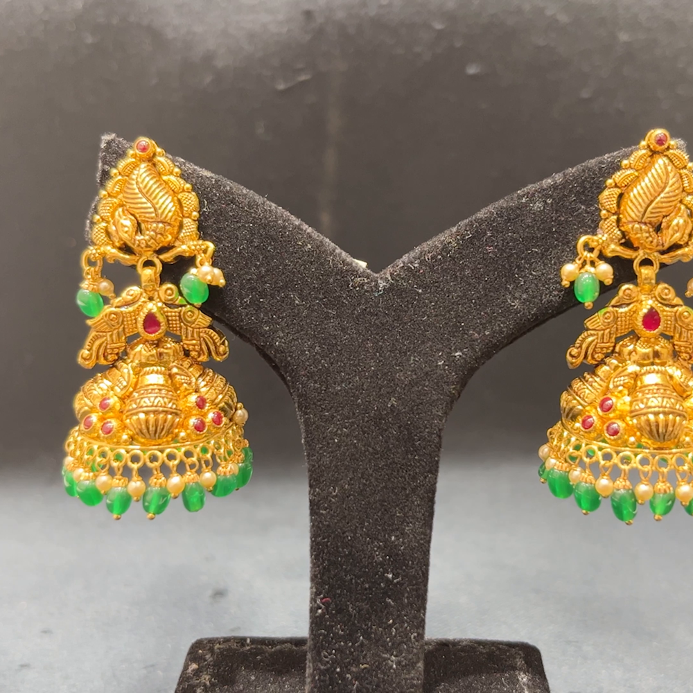 MUKUNDA JEWELLERS 14.03gms EARRINGS 22K Yellow Gold