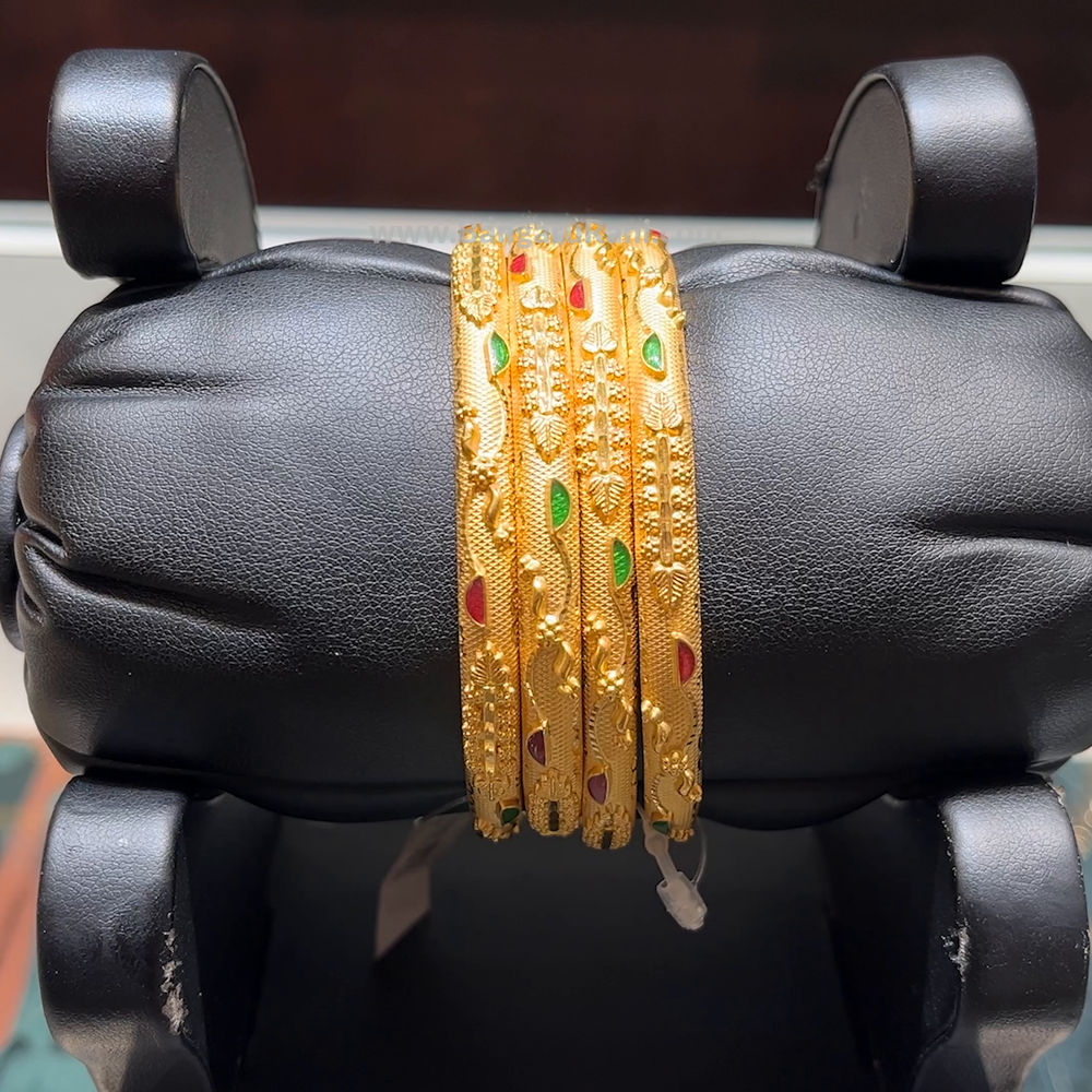 CMR 41.088gms BANGLES 22K Yellow Gold