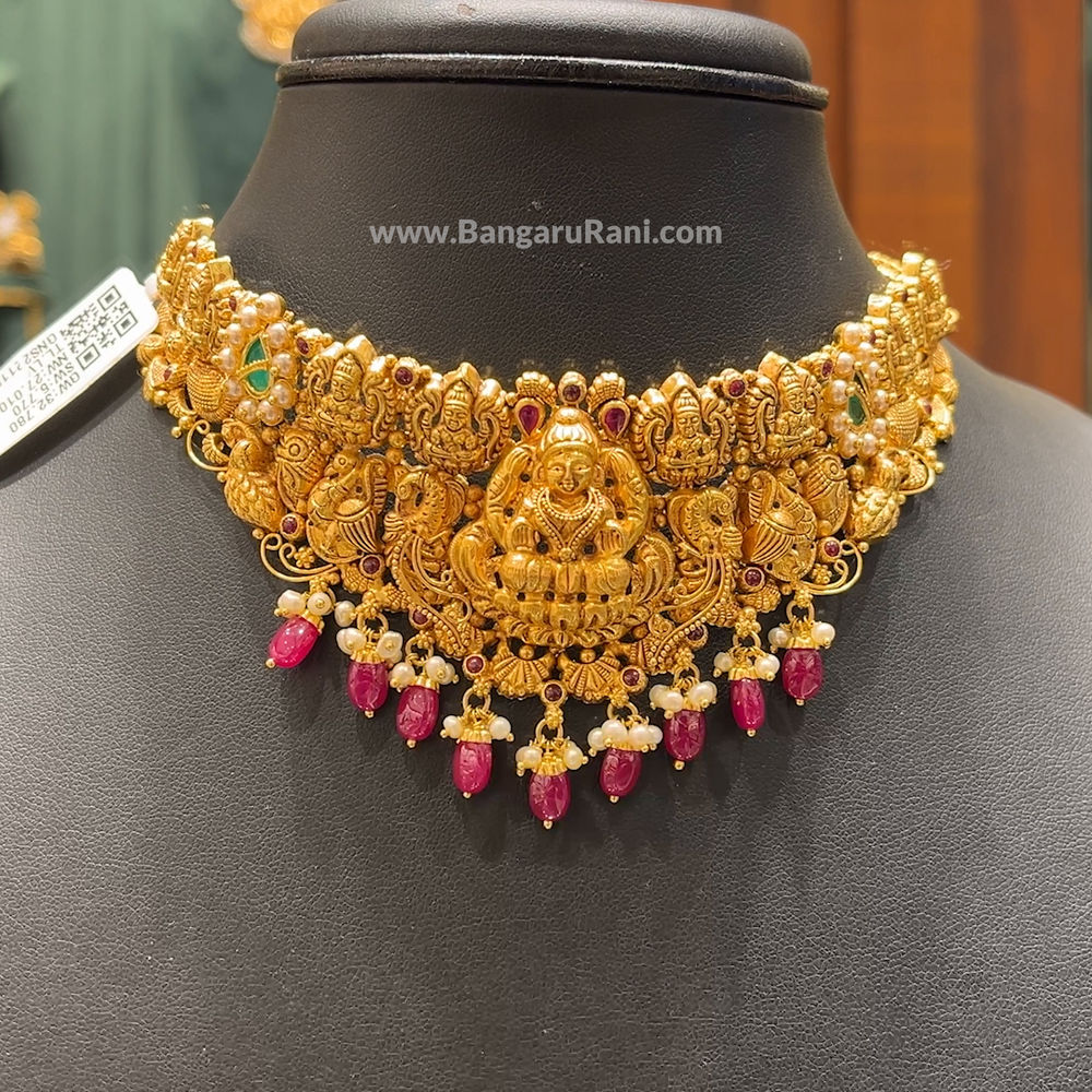 Chennai Shopping Mall 27.01gms NECKLACE 22K Antique