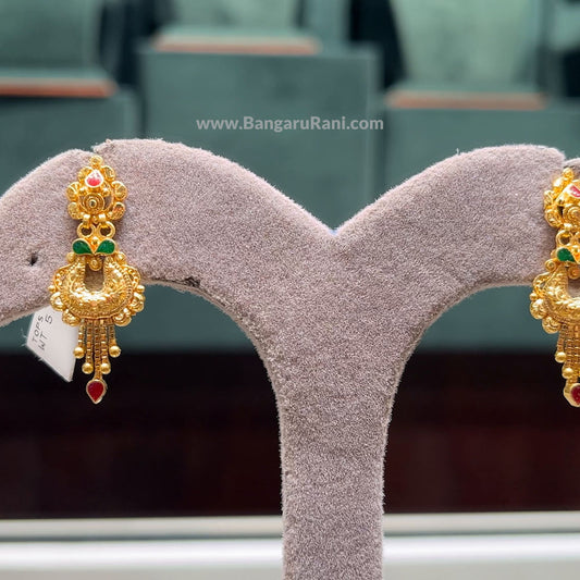 CMR 5.145gms EARRINGS 22K Yellow Gold