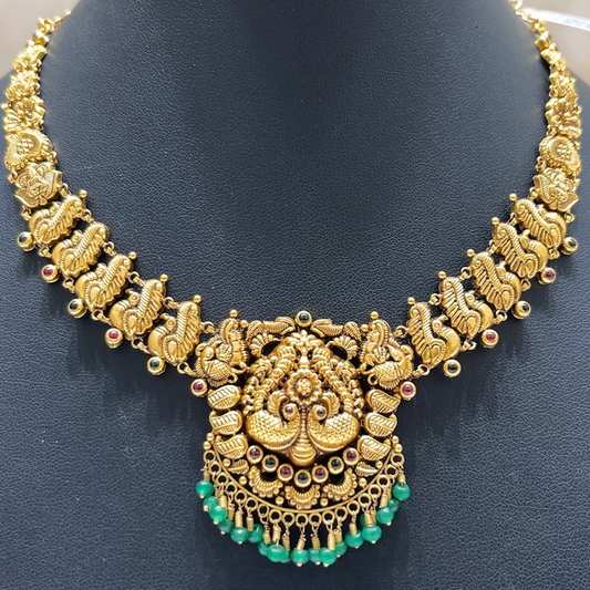 MUKUNDA JEWELLERS 17.008gms NECKLACE 22K Nakshi