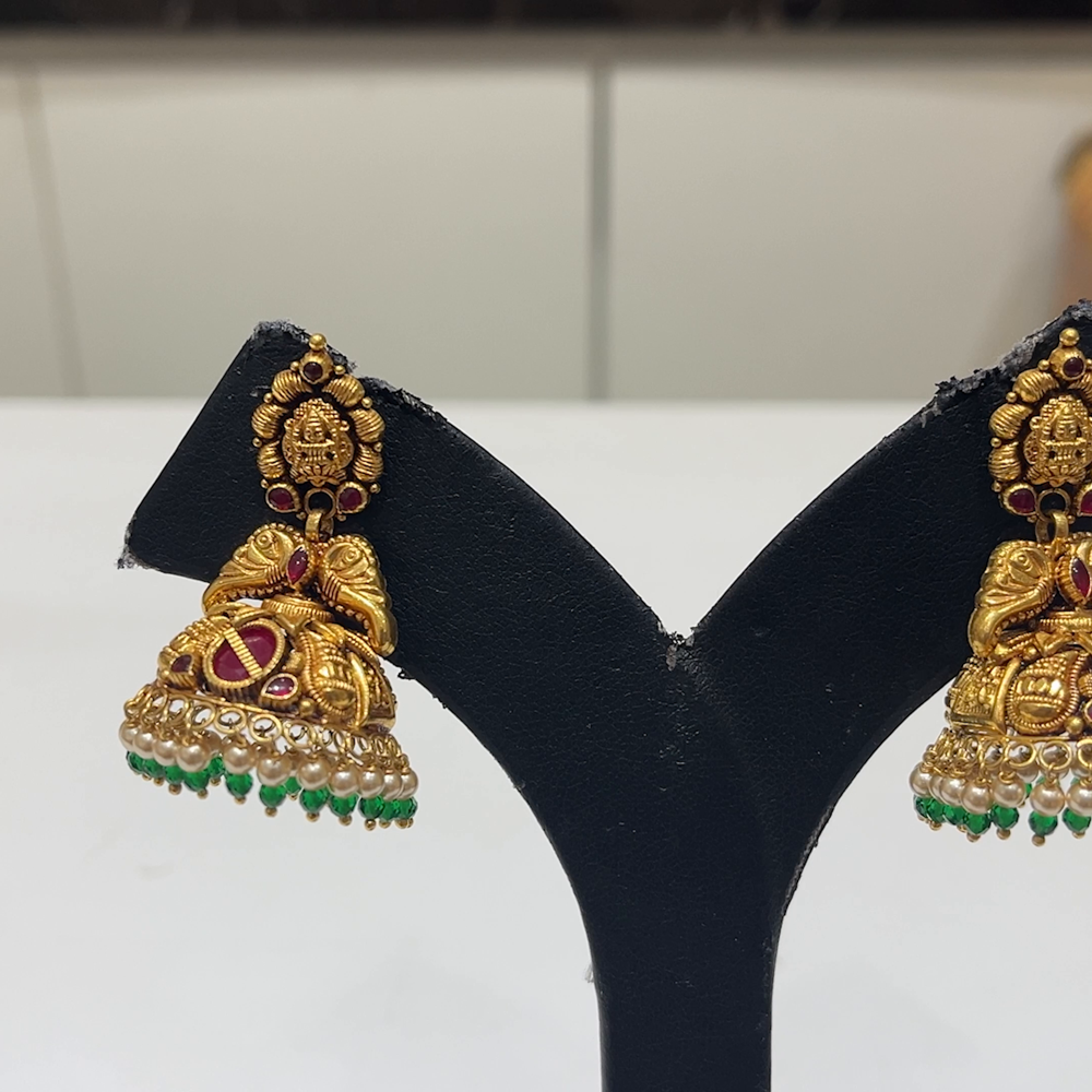 MUKUNDA JEWELLERS 15.99gms EARRINGS 22K Antique