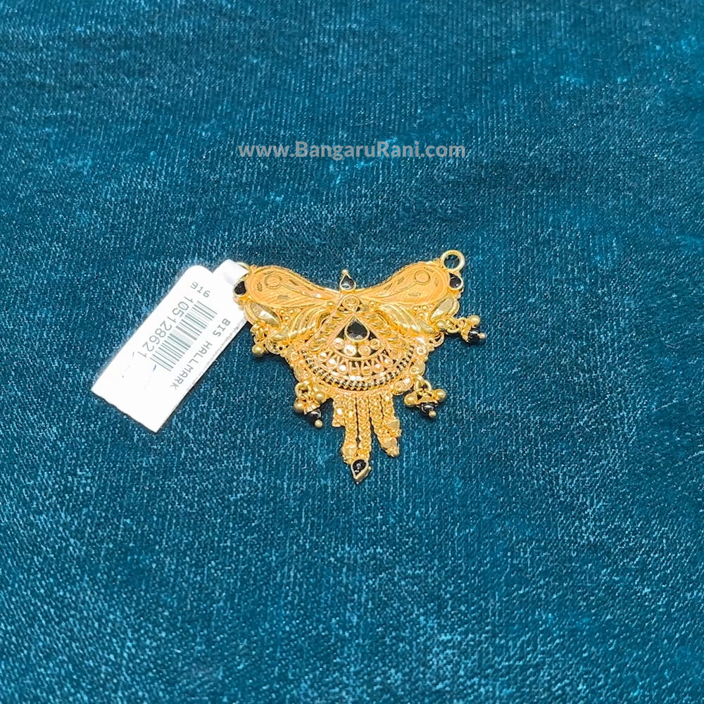 6.513gms Pendent 22K Yellow Gold