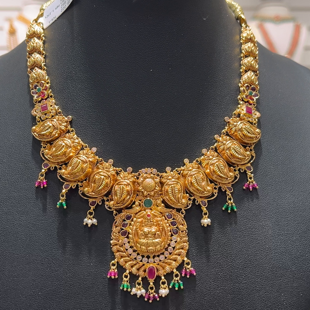 SOUTH INDIA 25.892gms NECKLACE 22K Yellow Gold