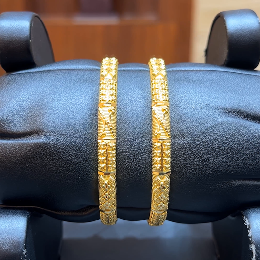 Chennai Shopping Mall 23.892gms BANGLES 22K Yellow Gold