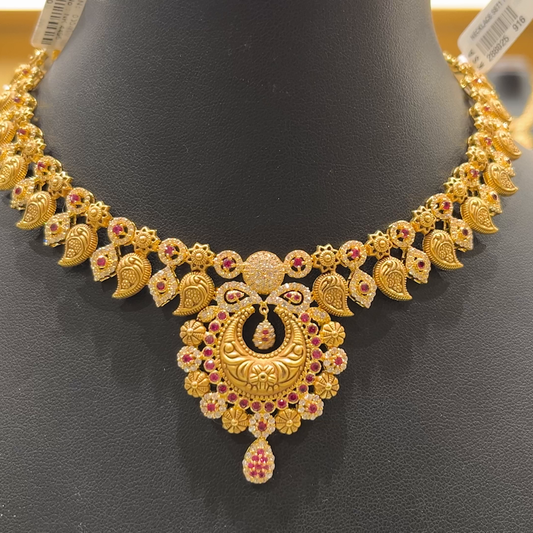 CHANDANA Brothers 34.23gms NECKLACE 22K Antique