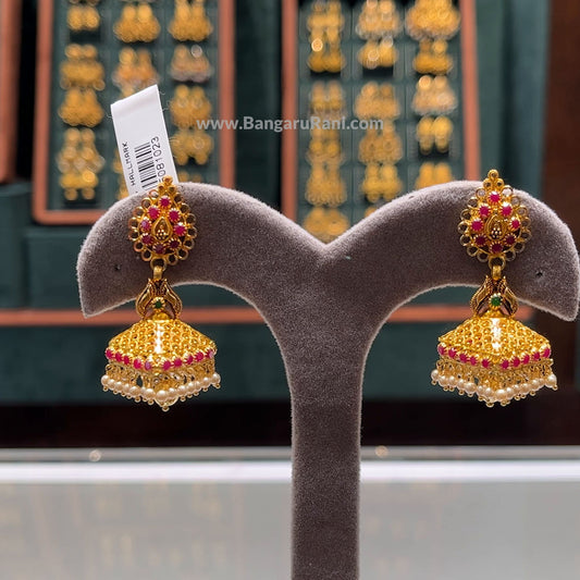 11.96gms EARRINGS 22K Yellow Gold