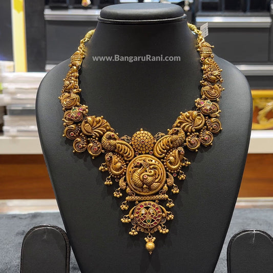 57.648gms NECKLACE 22K Antique