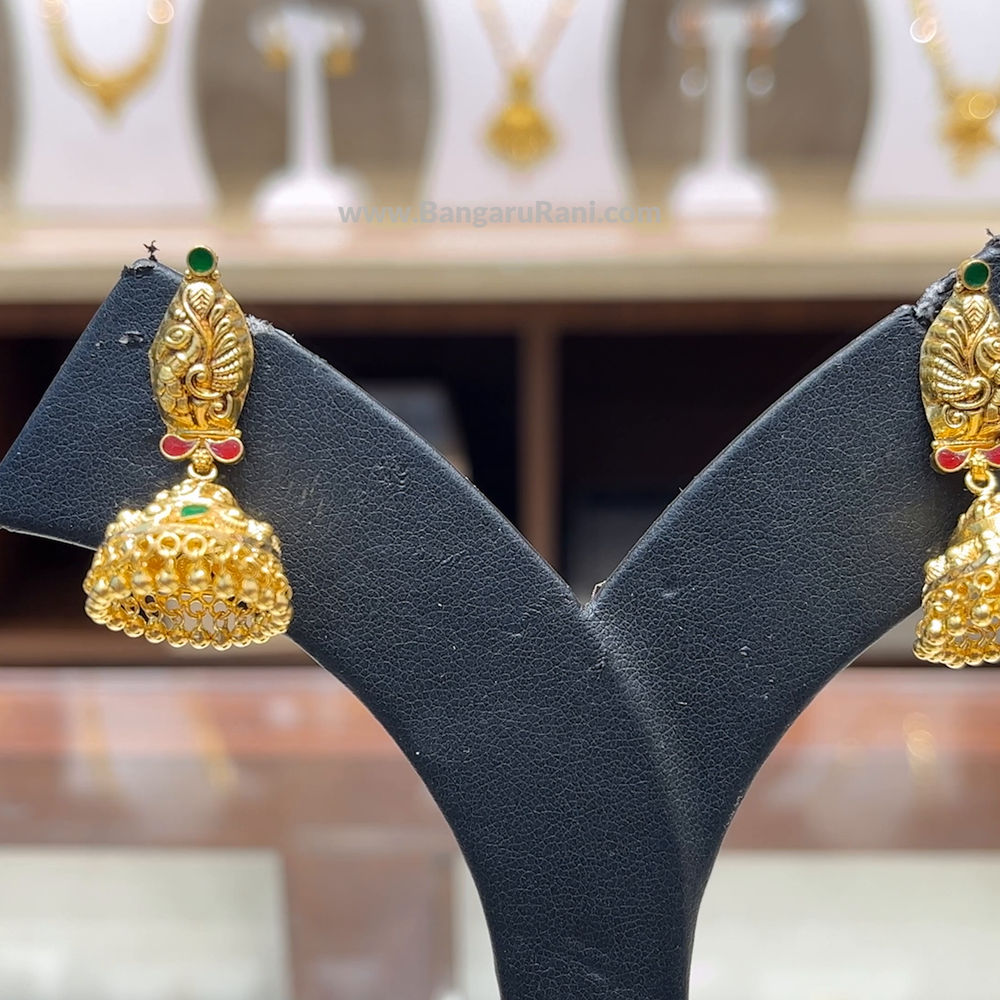 Chennai Shopping Mall 9.233gms EARRINGS 22K Yellow Gold