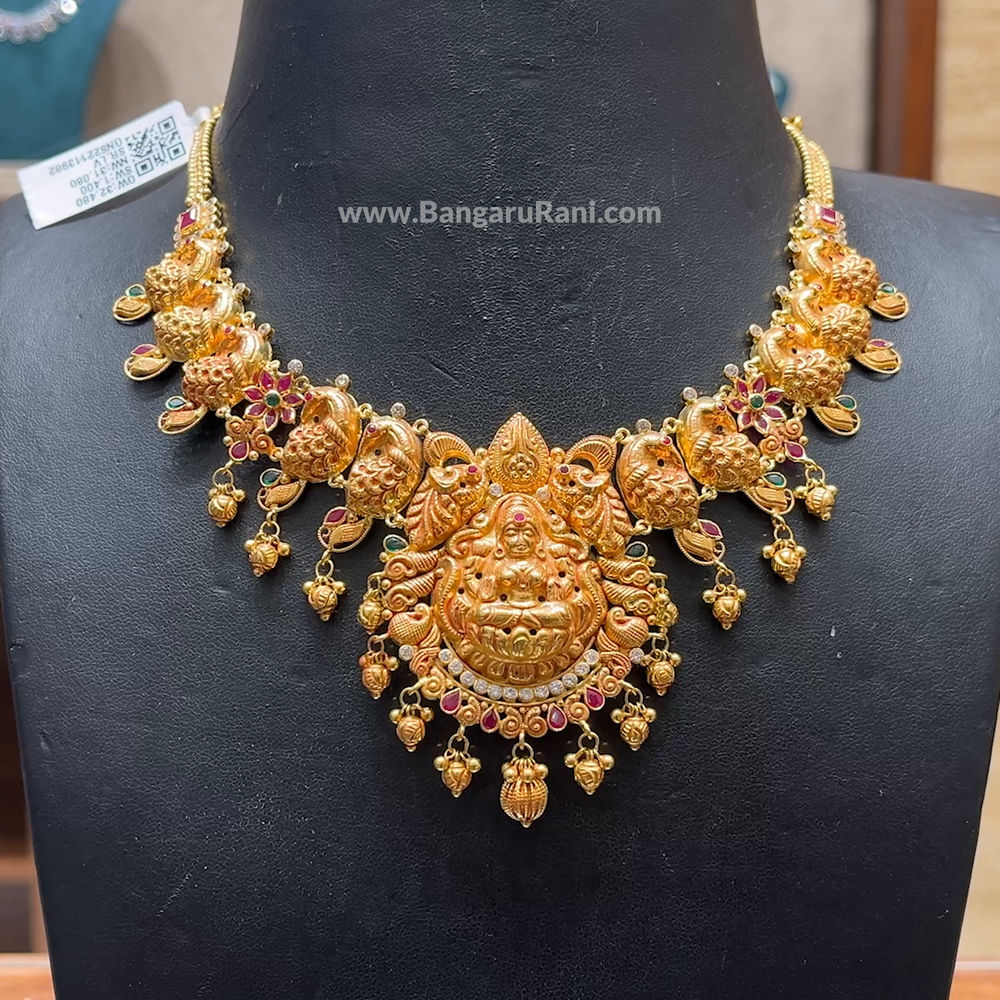 Chennai Shopping Mall 31.08gms NECKLACE 22K Nakshi