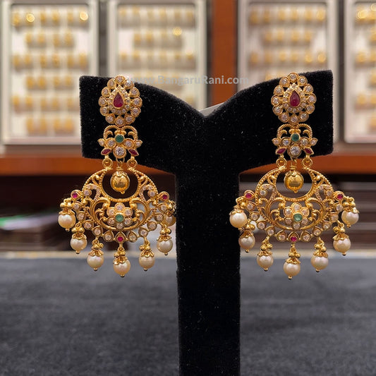 23.753gms EARRINGS 22K Nakshi