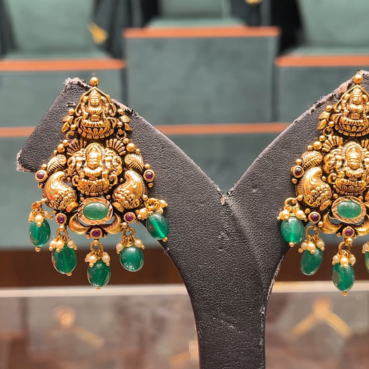 CMR 11.318gms EARRINGS 22K Nakshi