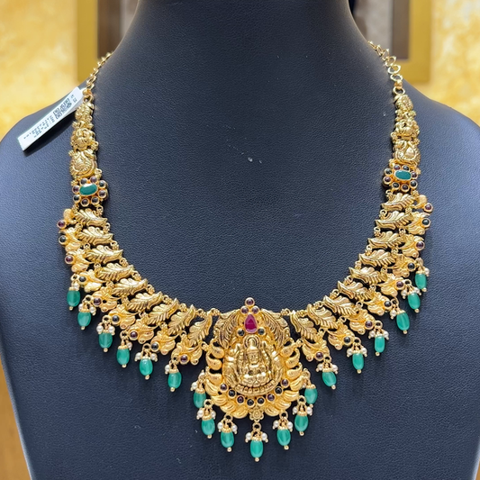 MUKUNDA JEWELLERS 23.469gms NECKLACE 22K Antique