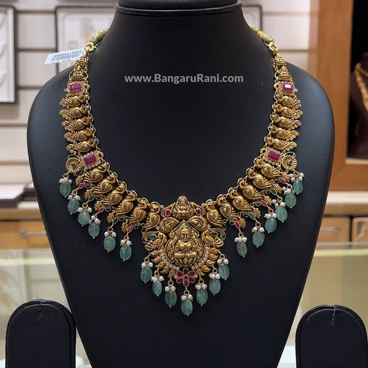 42.952gms NECKLACE 22K Antique