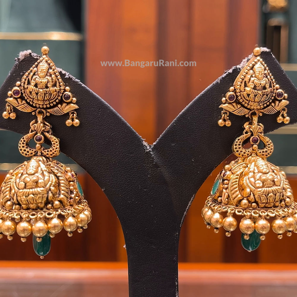 Chennai Shopping Mall 27.23gms EARRINGS 22K Antique