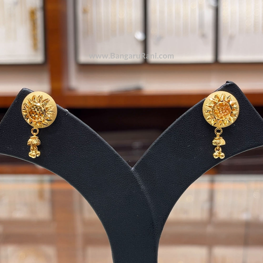 5.024gms EARRINGS 22K Yellow Gold