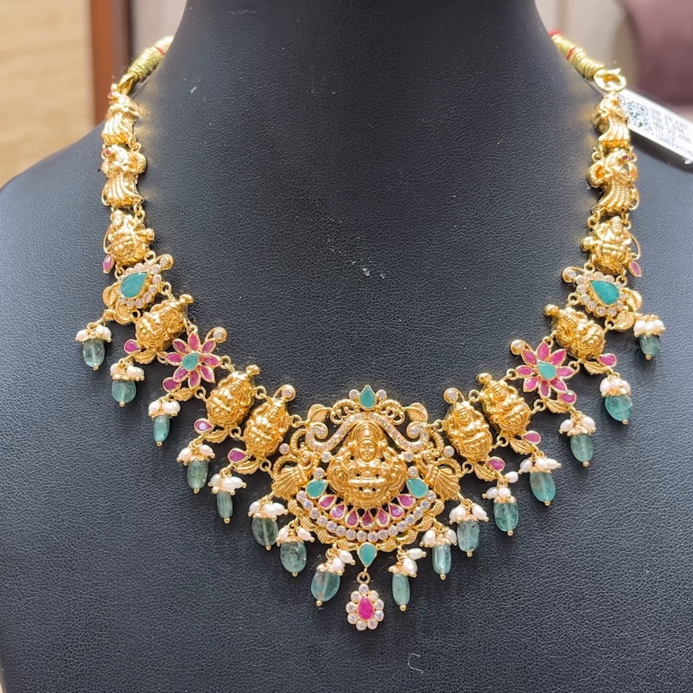 Chennai Shopping Mall 33.6gms NECKLACE 22K Antique