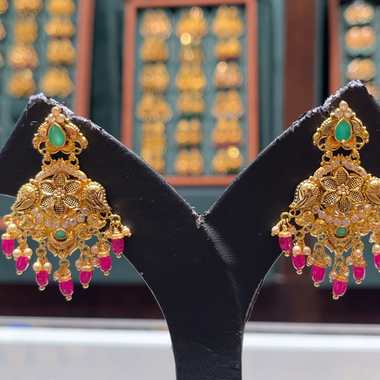 CMR 9.607gms EARRINGS 22K Yellow Gold