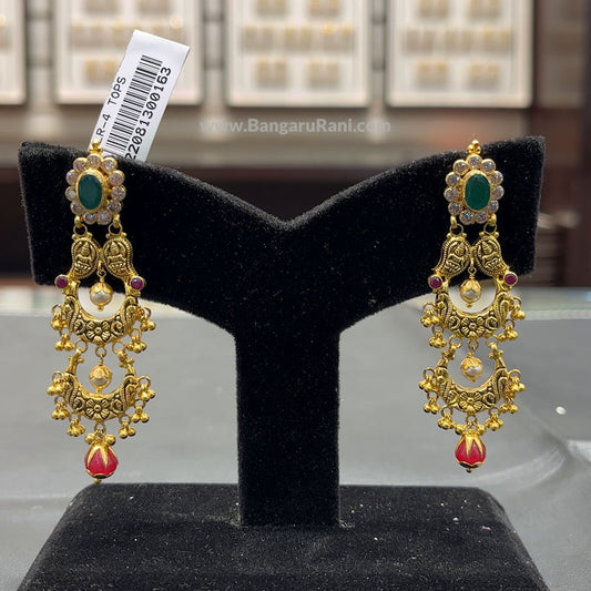 8.704gms EARRINGS 22K Yellow Gold