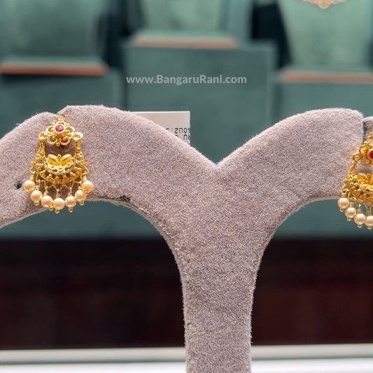 CMR 2.782gms EARRINGS 22K Yellow Gold