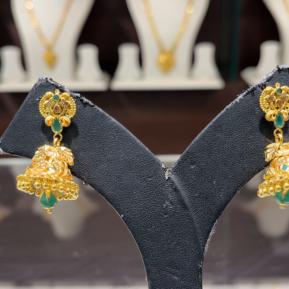 CMR 9.263gms EARRINGS 22K Yellow Gold