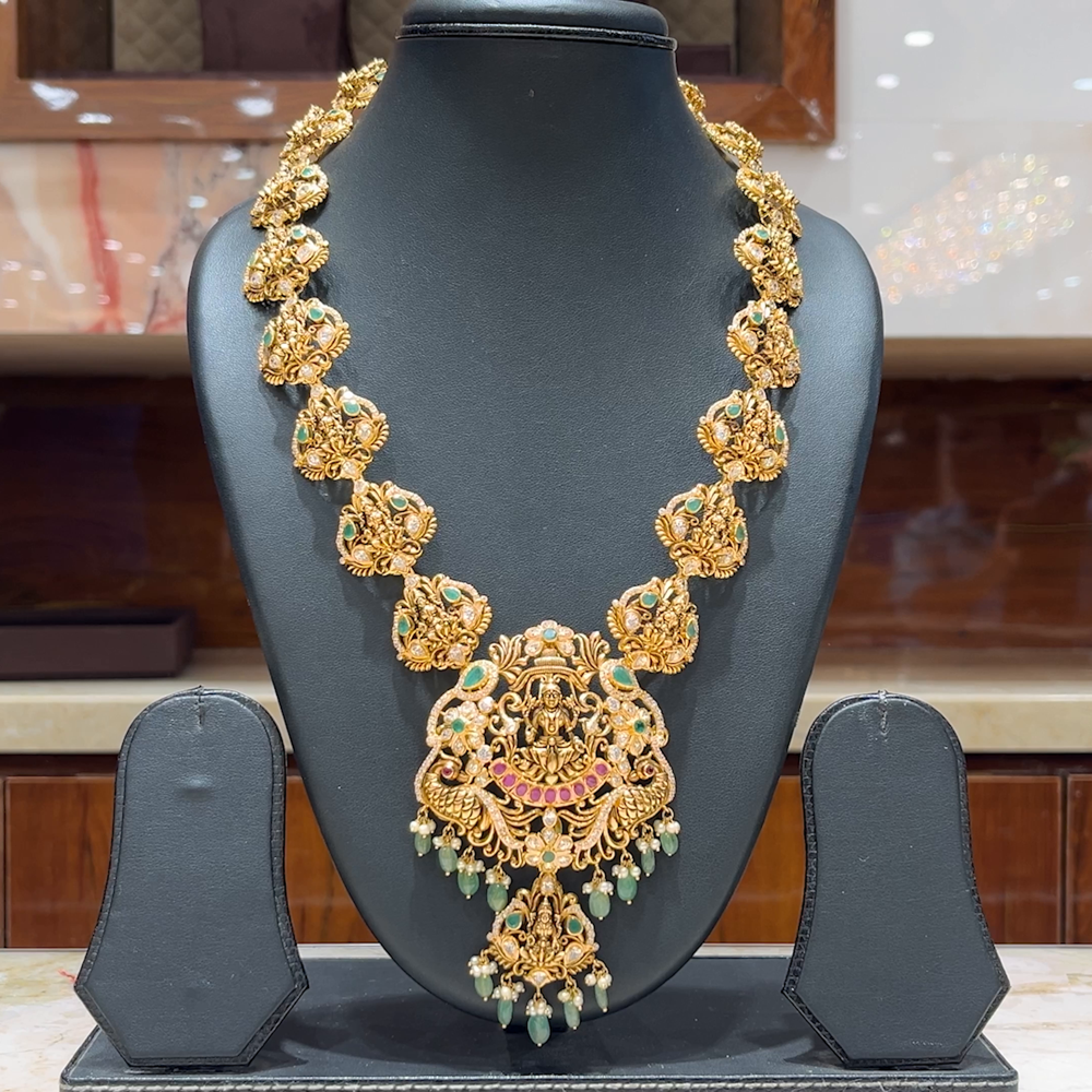 MUKUNDA JEWELLERS 120.53gms HARAMS 22K Antique