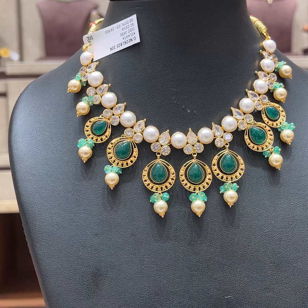 Chennai Shopping Mall 18.57gms NECKLACE 22K Yellow Gold