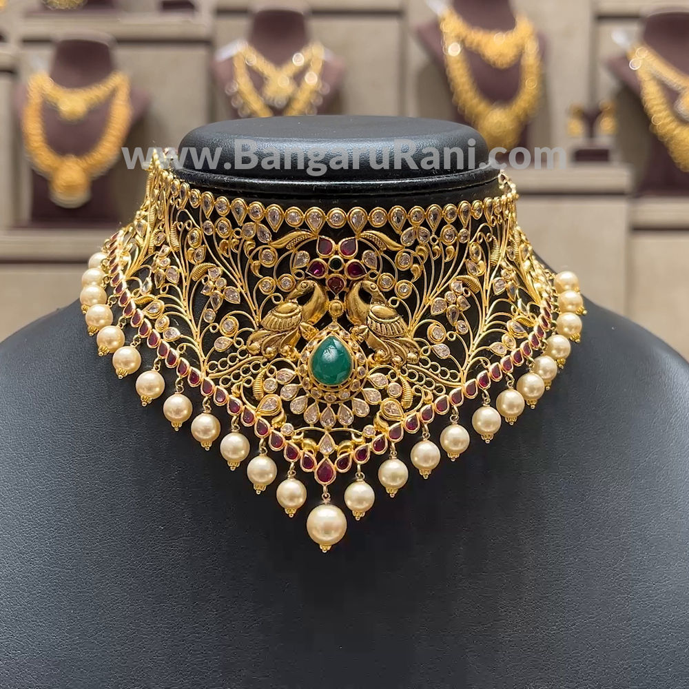 Chennai Shopping Mall 24.23gms CHOKER 22K Yellow Gold