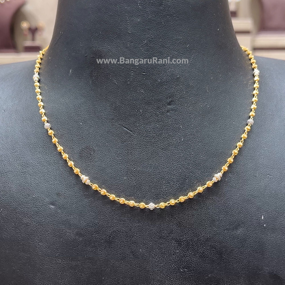 Chennai Shopping Mall 6.87gms CHAINS 22K Yellow Gold