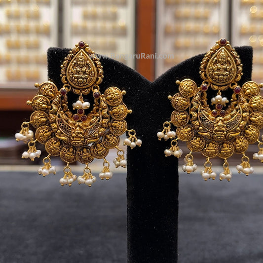 15.665gms EARRINGS 22K Nakshi