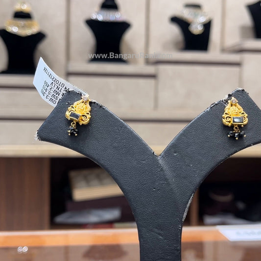 Chennai Shopping Mall 2.45gms EARRINGS 22K Yellow Gold