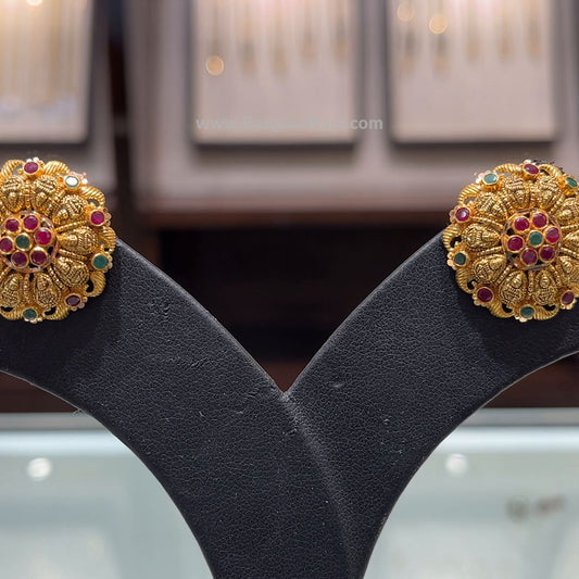 SOUTH INDIA 7.364gms EARRINGS 22K Yellow Gold