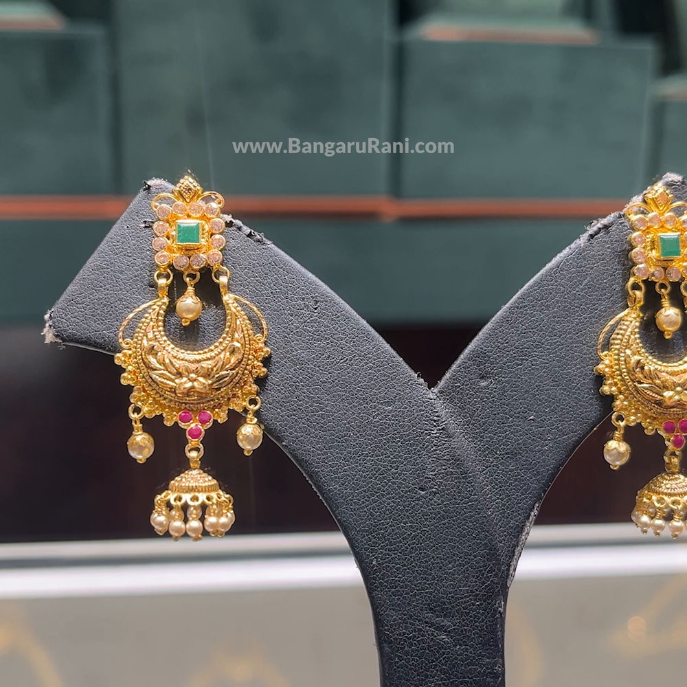 CMR 7.65gms EARRINGS 22K Yellow Gold