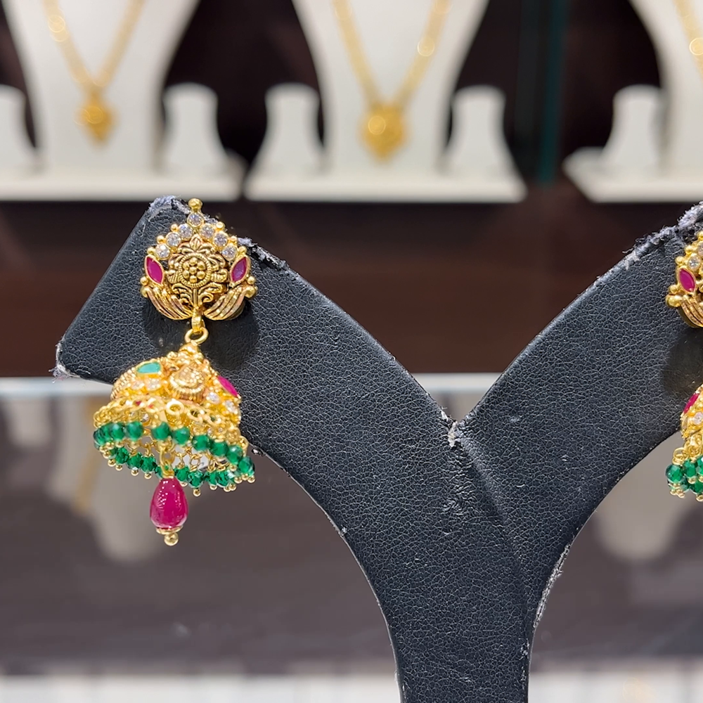 CMR 11.482gms EARRINGS 22K Yellow Gold