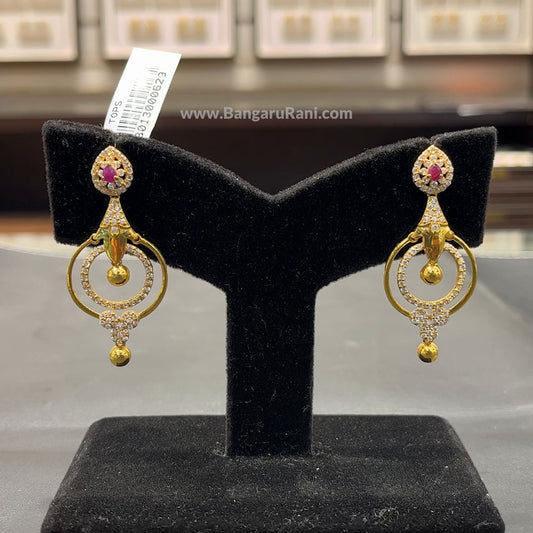 10.84gms EARRINGS 22K Yellow Gold