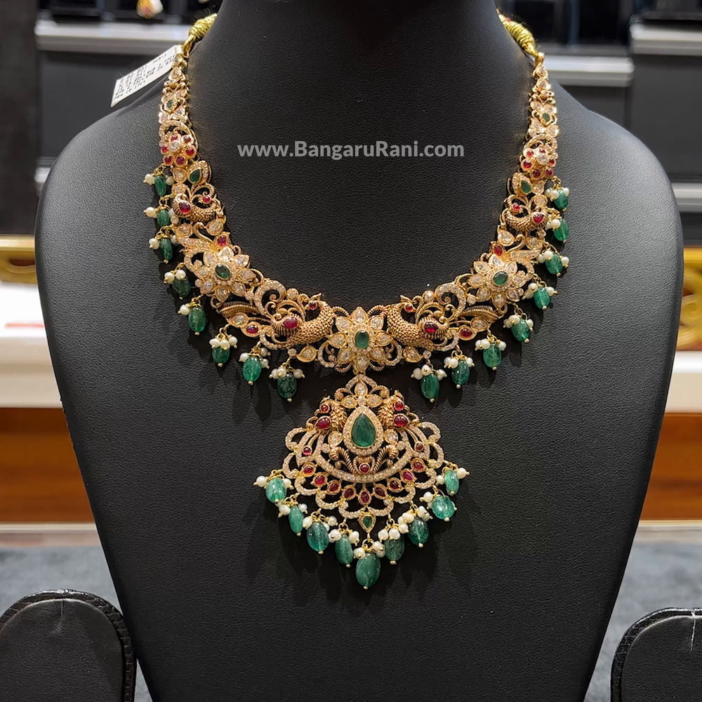 51.341gms NECKLACE 22K Antique