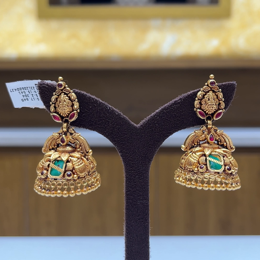 MUKUNDA JEWELLERS 15.541gms EARRINGS 22K Antique