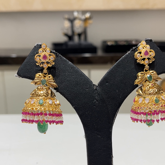 MUKUNDA JEWELLERS 23.03gms EARRINGS 22K Yellow Gold