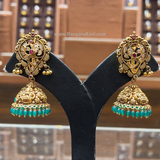 CMR 23.944gms EARRINGS 22K Antique