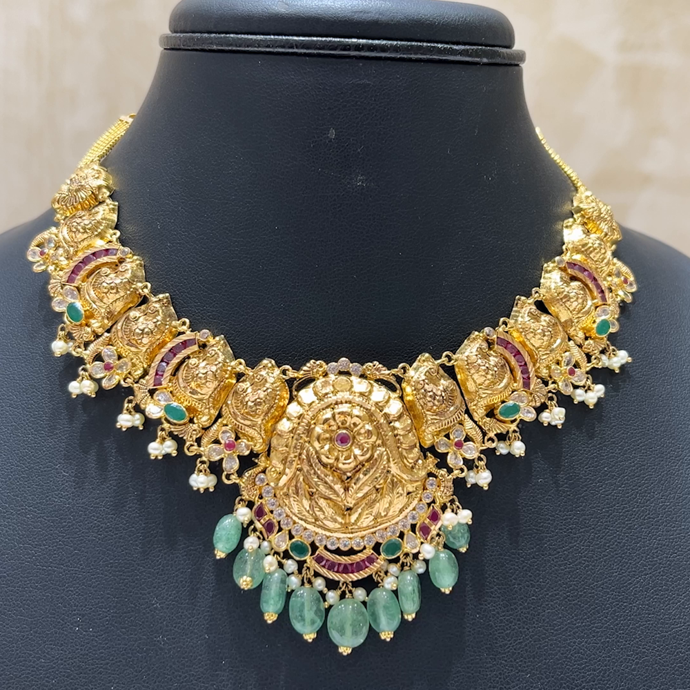 MUKUNDA JEWELLERS 25.36gms NECKLACE 22K Nakshi