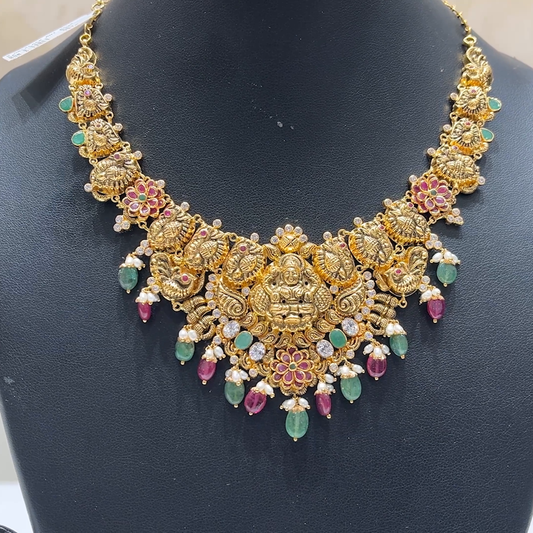 MUKUNDA JEWELLERS 27.505gms NECKLACE 22K Antique