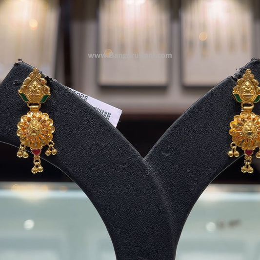 SOUTH INDIA 5.323gms EARRINGS 22K Yellow Gold