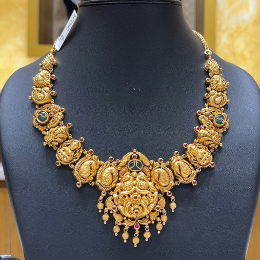 MUKUNDA JEWELLERS 33.315gms NECKLACE 22K Antique