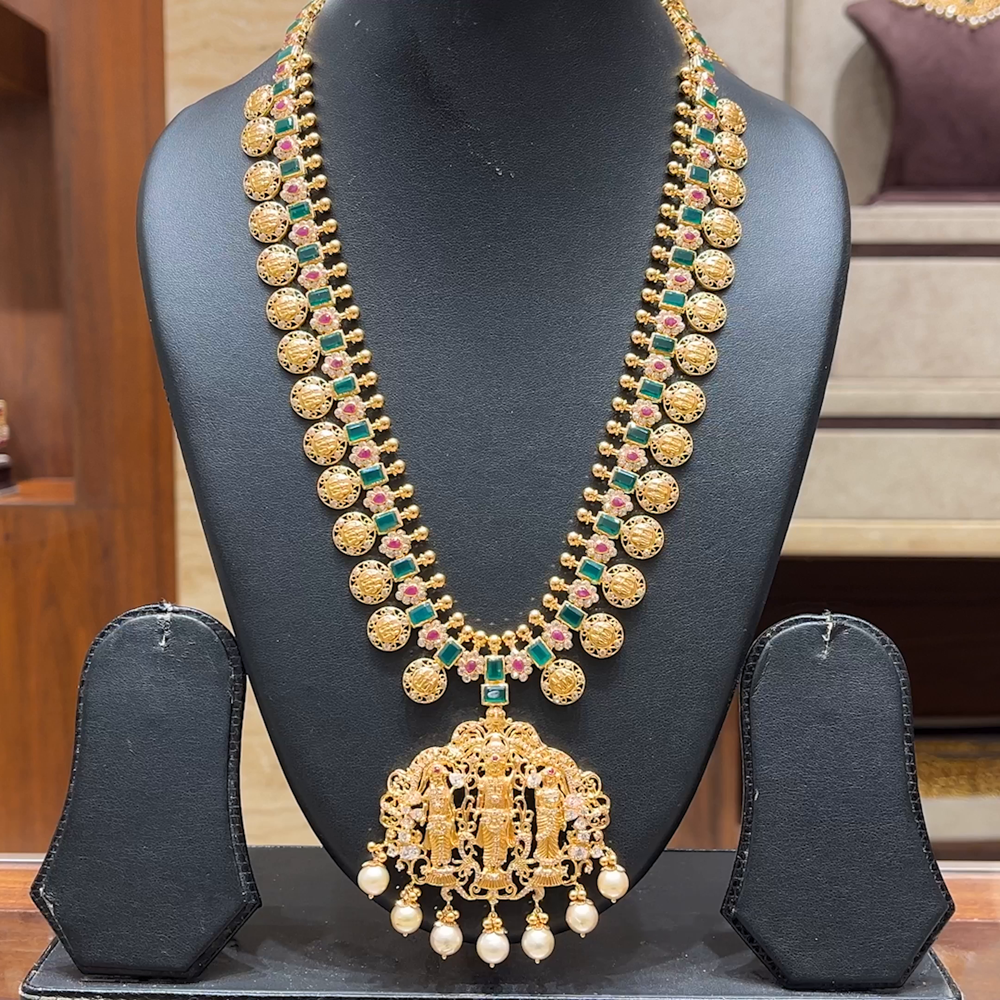 Chennai Shopping Mall 92.34gms HARAMS 22K Yellow Gold