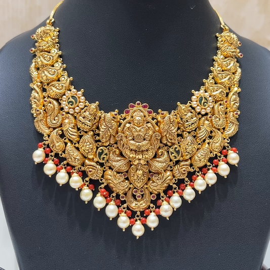 MUKUNDA JEWELLERS 51.04gms NECKLACE 22K Antique