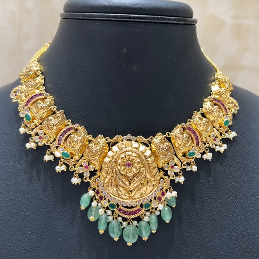 MUKUNDA JEWELLERS 25.36gms NECKLACE  Nakshi