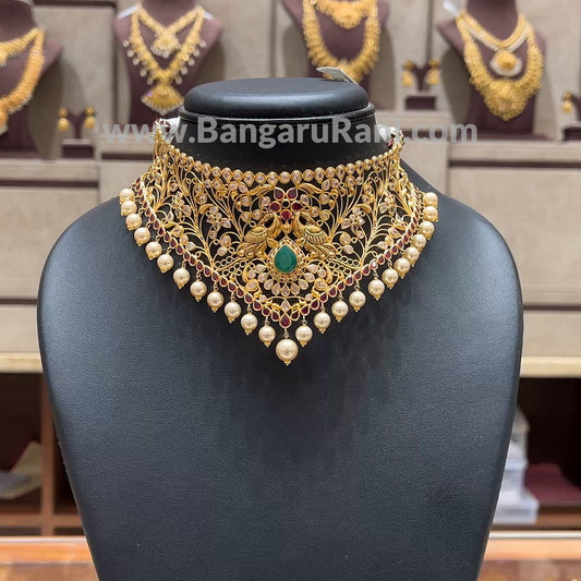 Chennai Shopping Mall 24.23gms CHOKER 22K Yellow Gold